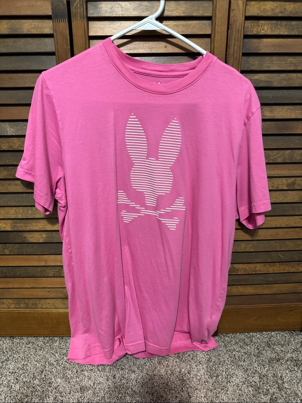 Psycho Bunny Pink Short-Sleeve Logo Tee
